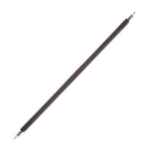 Calefactor tubular recto helicoidal.